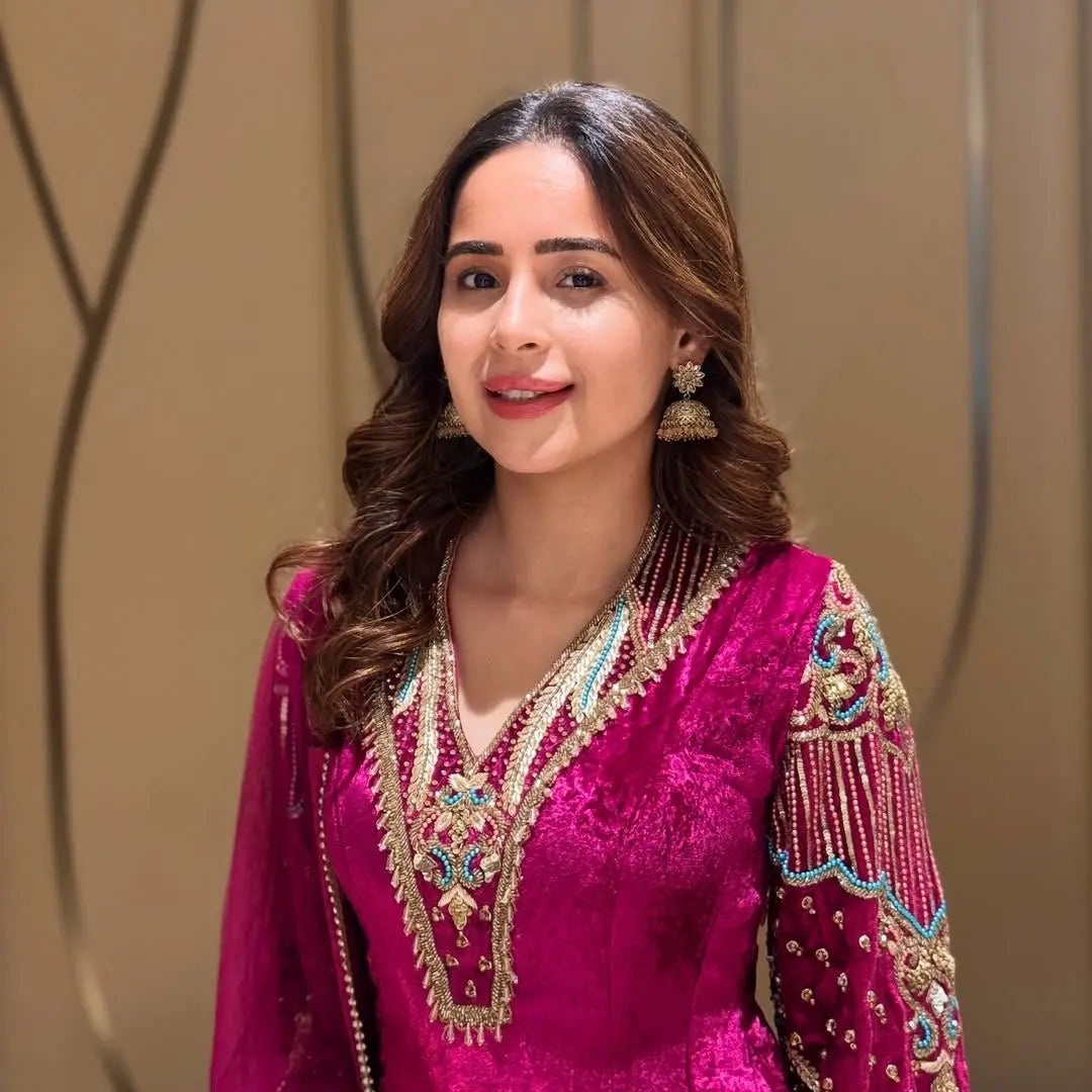 Premium Multi Color Embroidery Work Designer Velvet Kurti Pant Dupatta Set (Ready to Wear) Ethenika.com